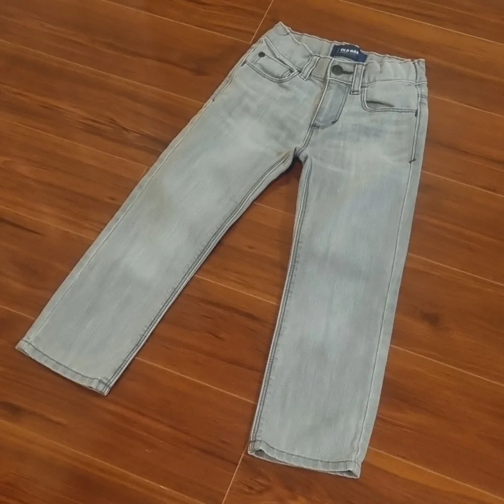 OLD NAVY Kids Skinny Jeans Gray Size 4T